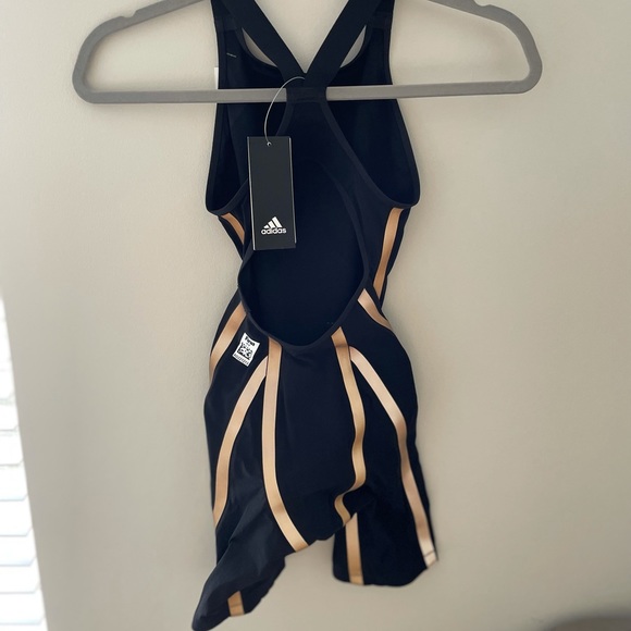 NWT Adidas Adizero Black and Rose Gold Tech Suit - Picture 2 of 7